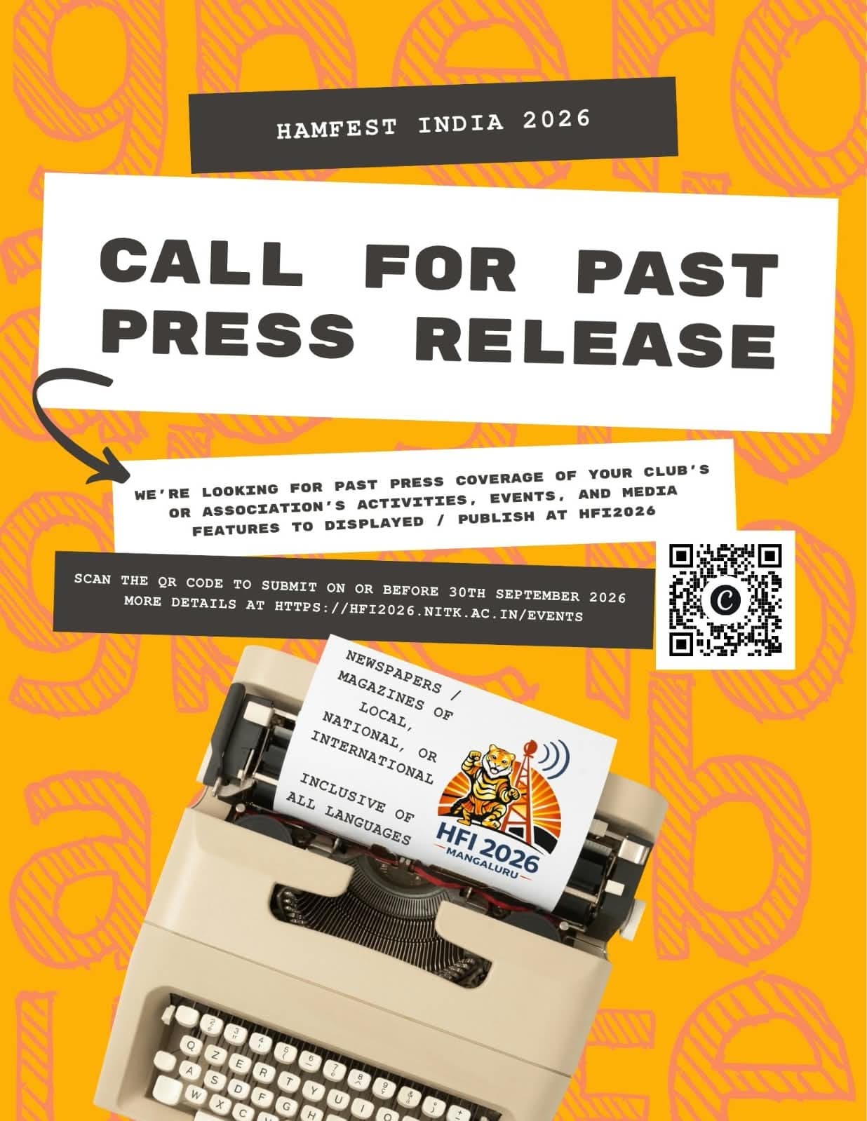 CALL FOR PAST PRESS RELEASE cover image